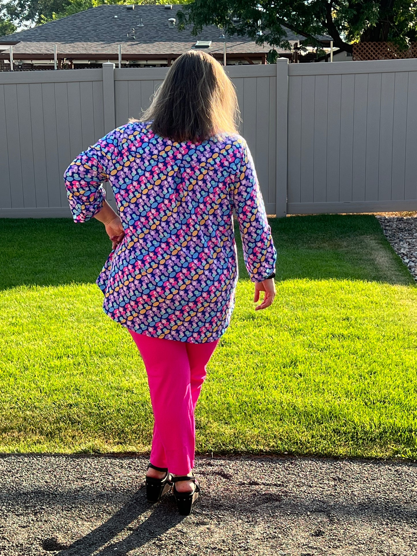 Dear Scarlett Plus 3/4 Sleeve Lizzy