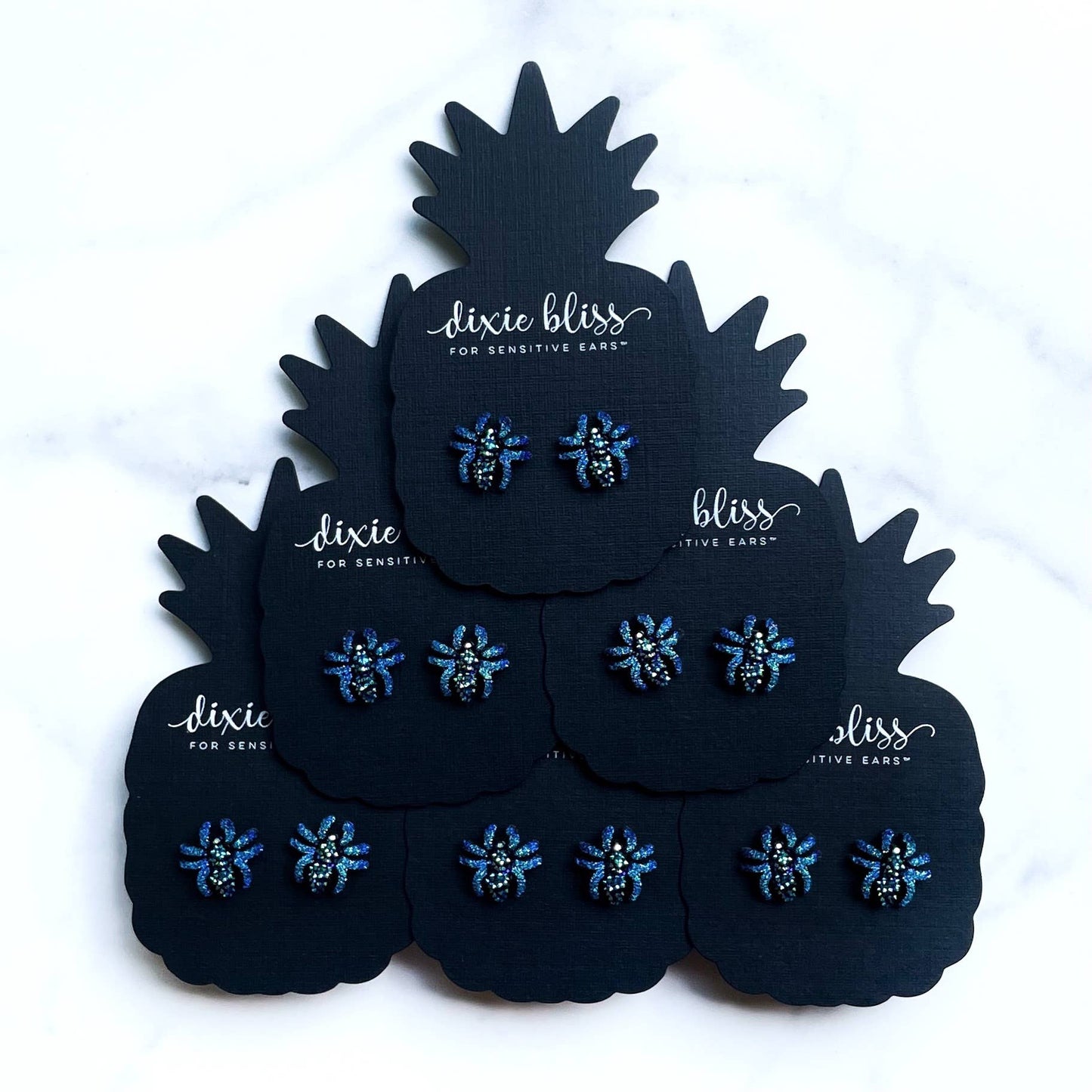 Dixie Bliss Enchanted Spiders in Ocean Dipped