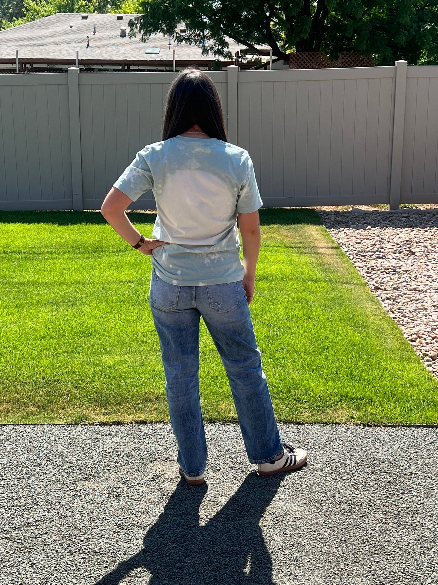 Kan Can High Rise Slim Straight Jeans