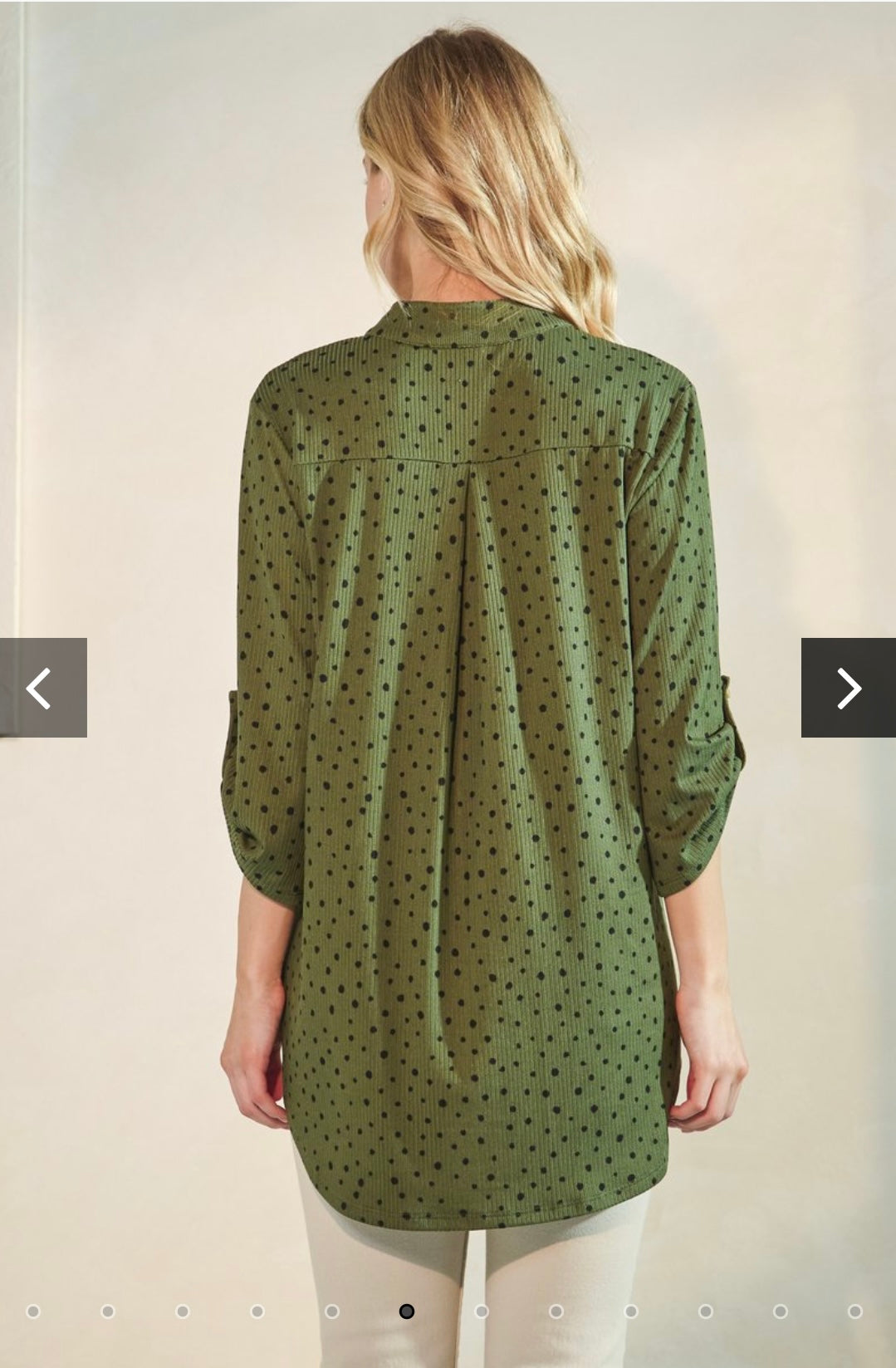 Heimish Dot Print Top