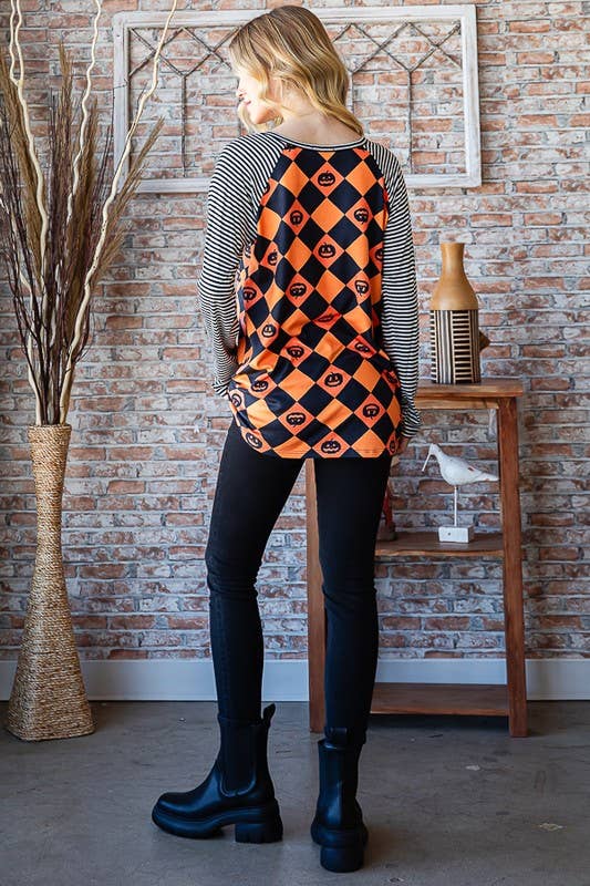Heimish Halloween Pumpkin Top