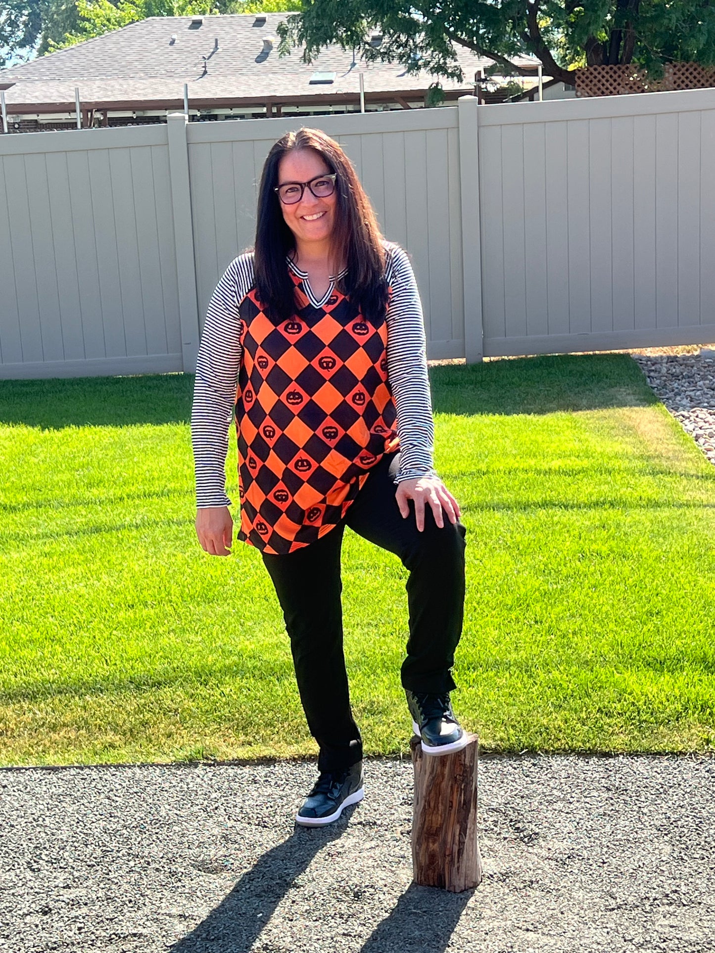 Heimish Halloween Pumpkin Top