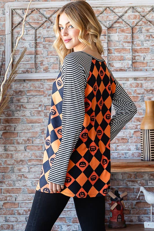 Heimish Halloween Pumpkin Top