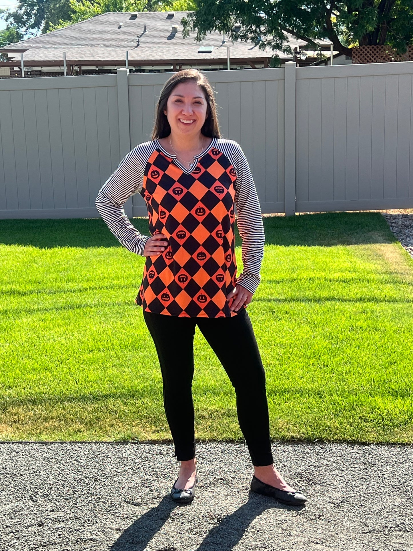 Heimish Halloween Pumpkin Top