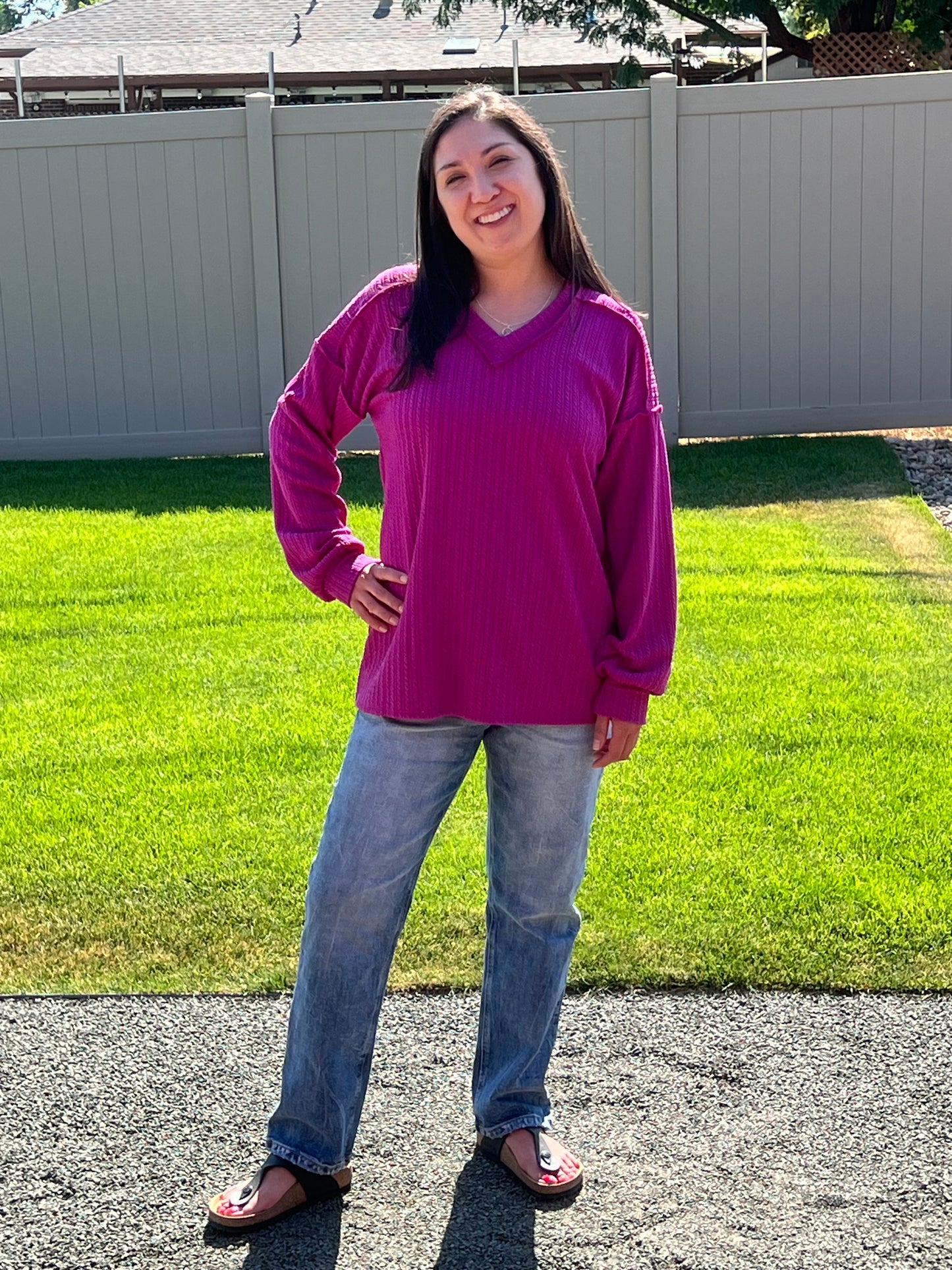 Heimish Reverse Seam Sweater