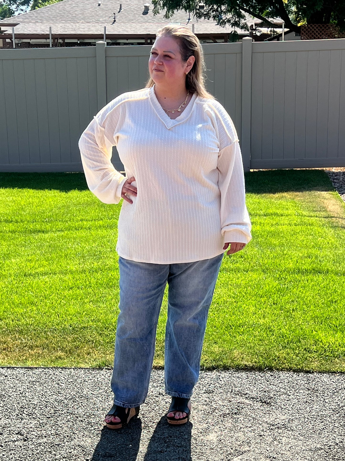 Heimish Reverse Seam Sweater