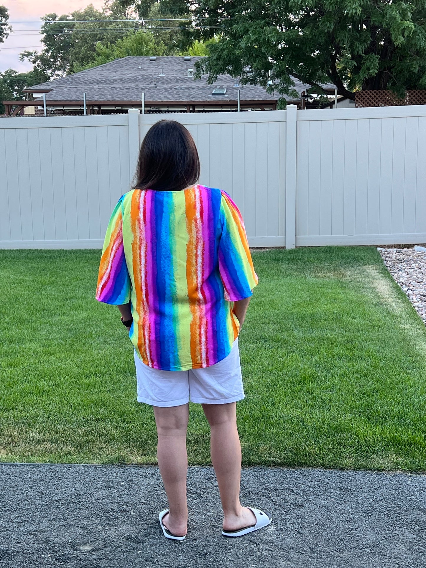 Andrée by Unit Striped Multi-Color Blouse