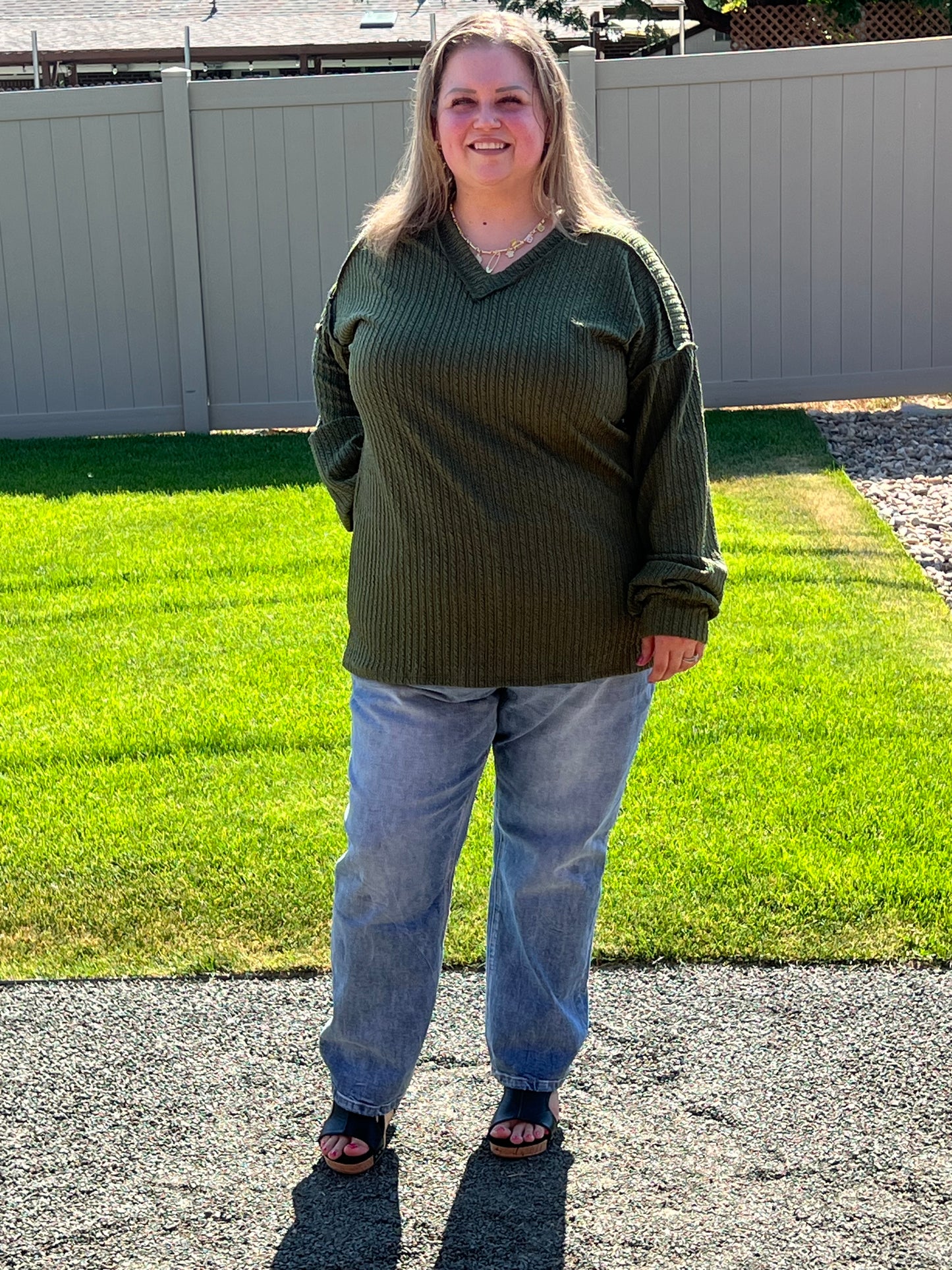 Heimish Reverse Seam Sweater
