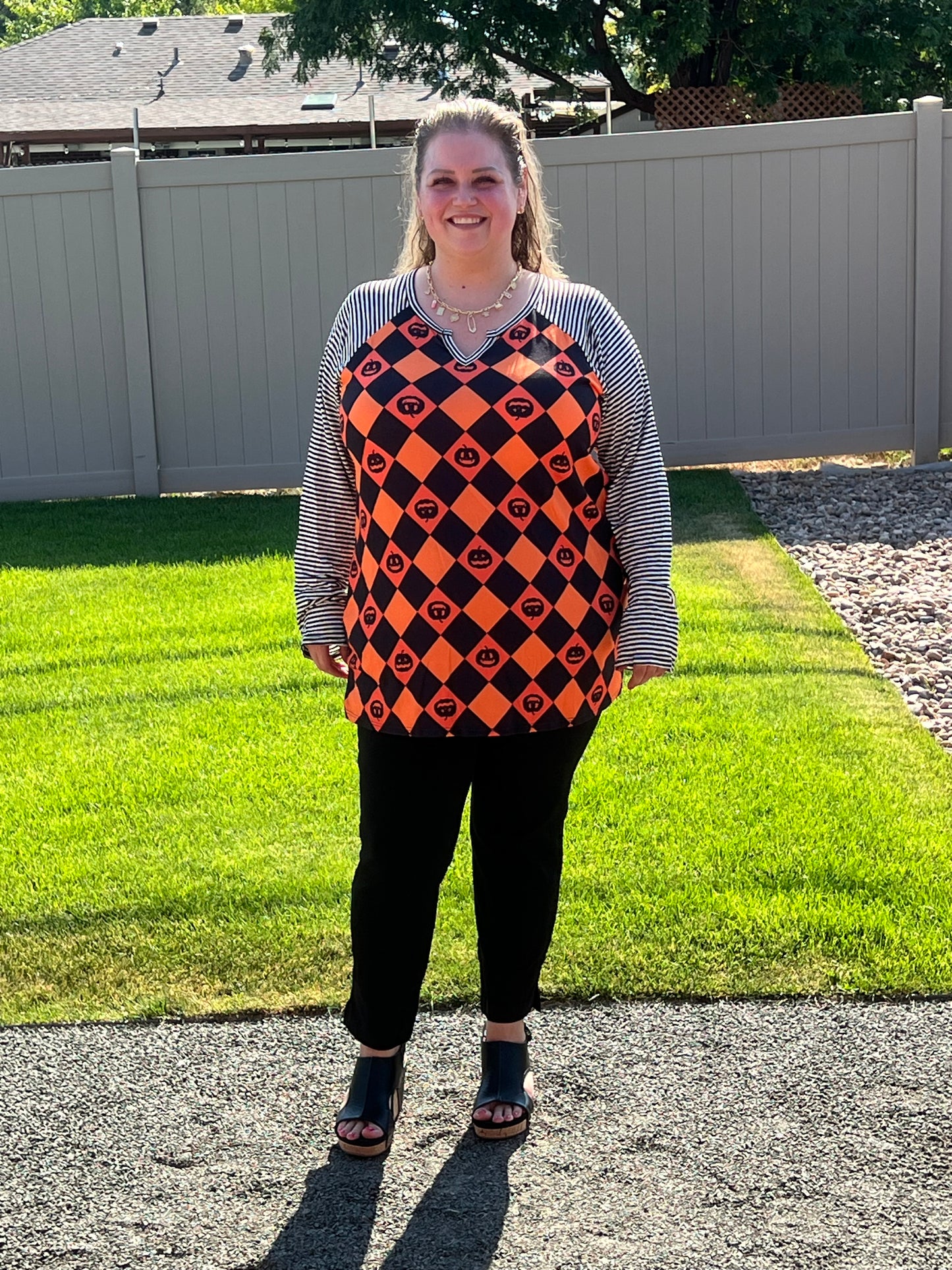 Heimish Halloween Pumpkin Top