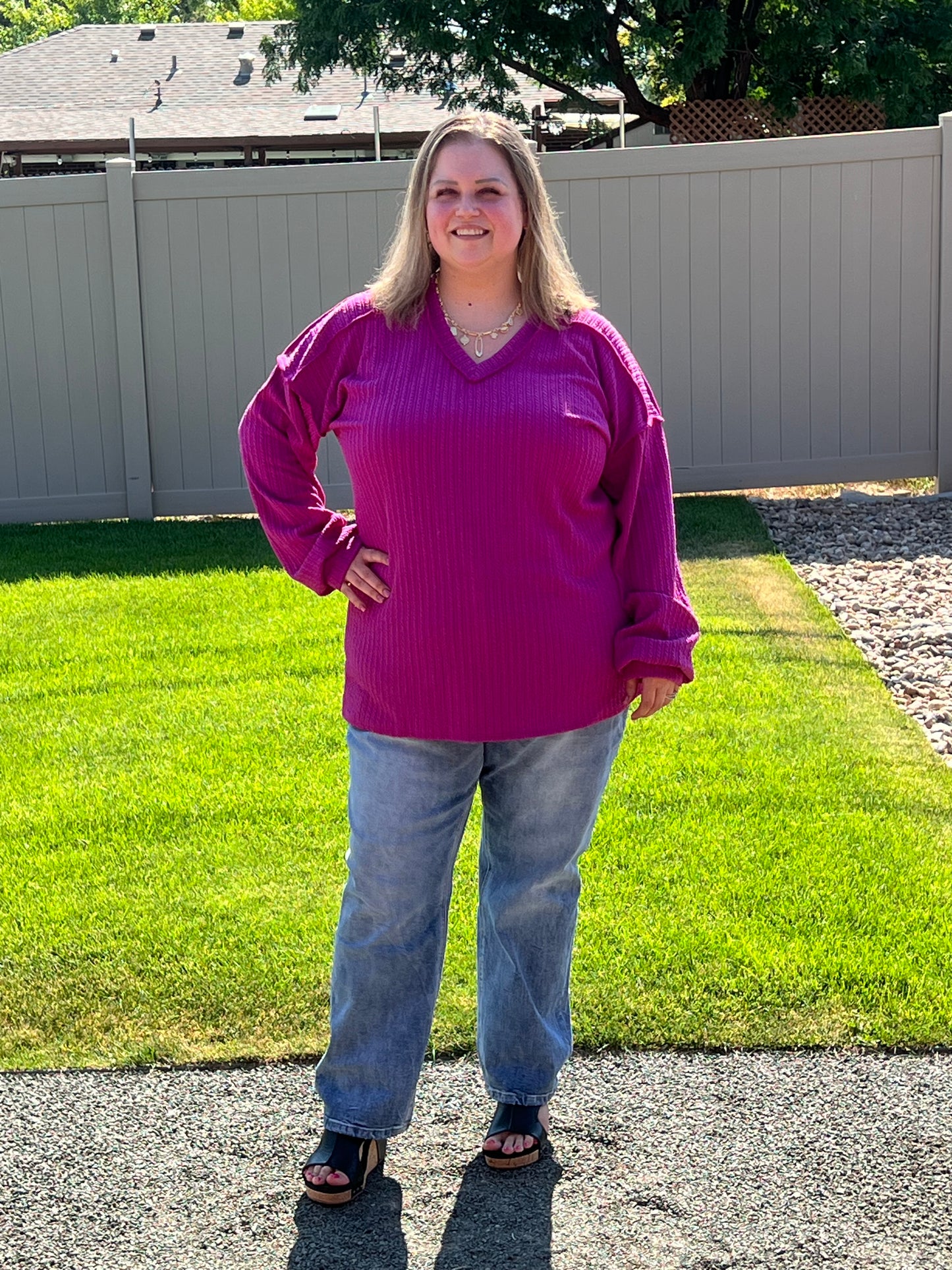 Heimish Reverse Seam Sweater