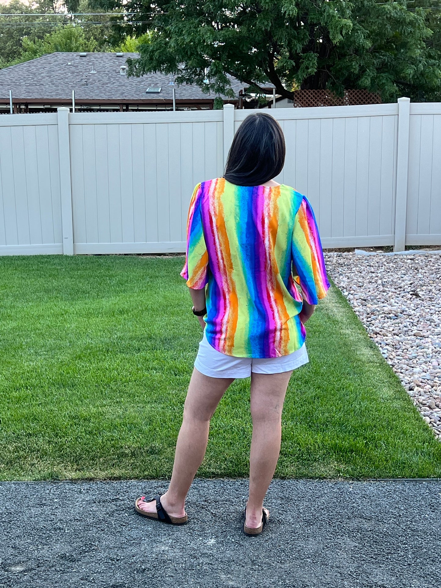 Andrée by Unit Striped Multi-Color Blouse