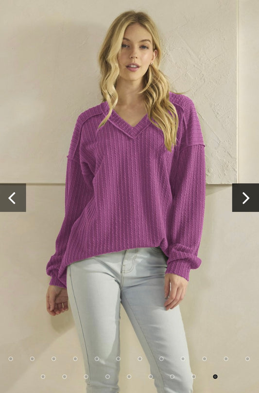 Heimish Reverse Seam Sweater