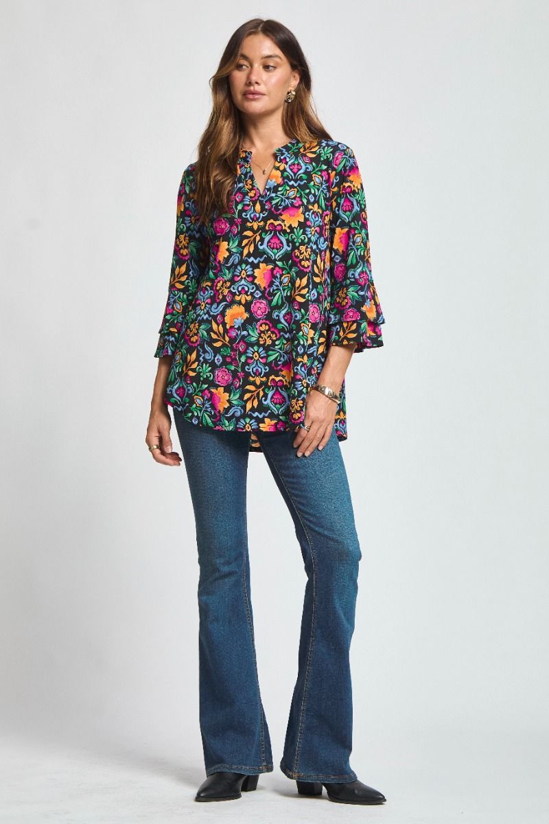 Dear Scarlett Belled-Sleeve Lizzy