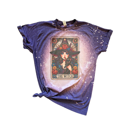 The Witch Tarot Card Bleached Shirt